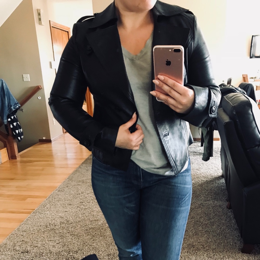 Leather jacket